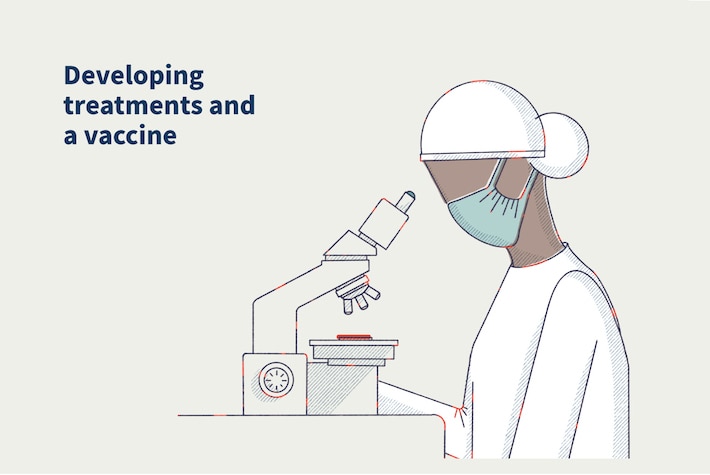 Developing treatments and a vaccine